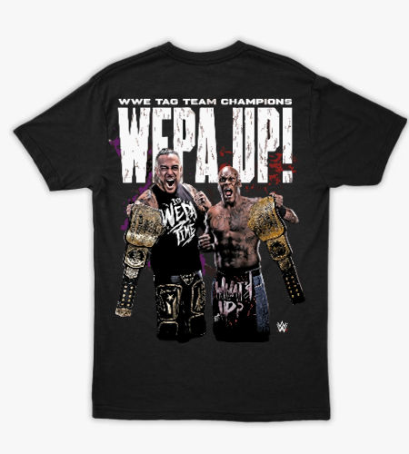 تيشيرت WWE Tag Team Champions الأسود - Awesome Truth T-Shirt - خلفي