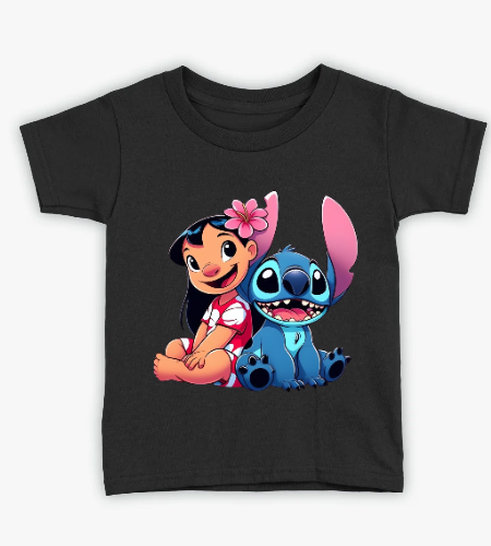 تيشيرت ليلو ومخلوق فضائي مميز لمحبي الأنيميشن - أمامي