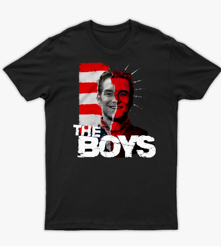 تيشيرت هوملاندر من مسلسل ذا بويز - The boys - أمامي