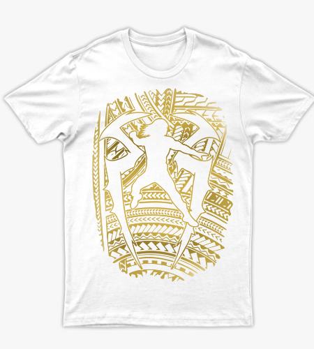 تيشرت "رومان رينز - الزعيم القبلي" | تصميم ساموا الذهبي الفاخر - أمامي