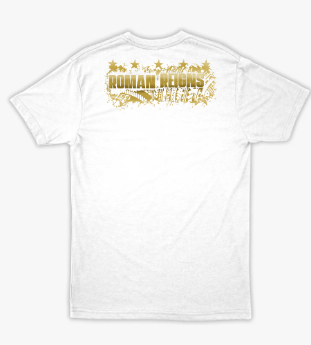 تيشرت "رومان رينز - الزعيم القبلي" | تصميم ساموا الذهبي الفاخر - خلفي