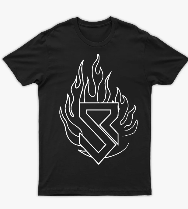 تيشرت سيث رولينز  Burn It Down" | تصميم جرافيك عصري لعشاق WWE - أمامي