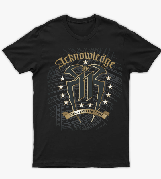 تيشرت  رومان رينز - الزعيم القبلي الفخم" | تصميم OTC مزدوج لعشاق WWE - أمامي