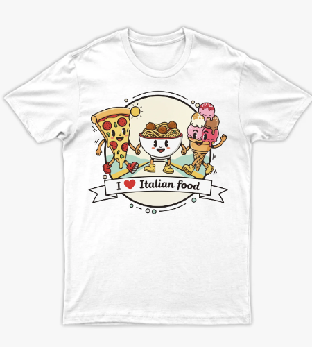 I LOVE Italian food - أمامي